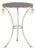 Maison Jansen Style Iron and Brass Gueridon For Sale