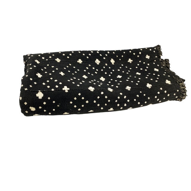 African African Bogolan Mud Cloth Textile For Sale - Image 3 of 6