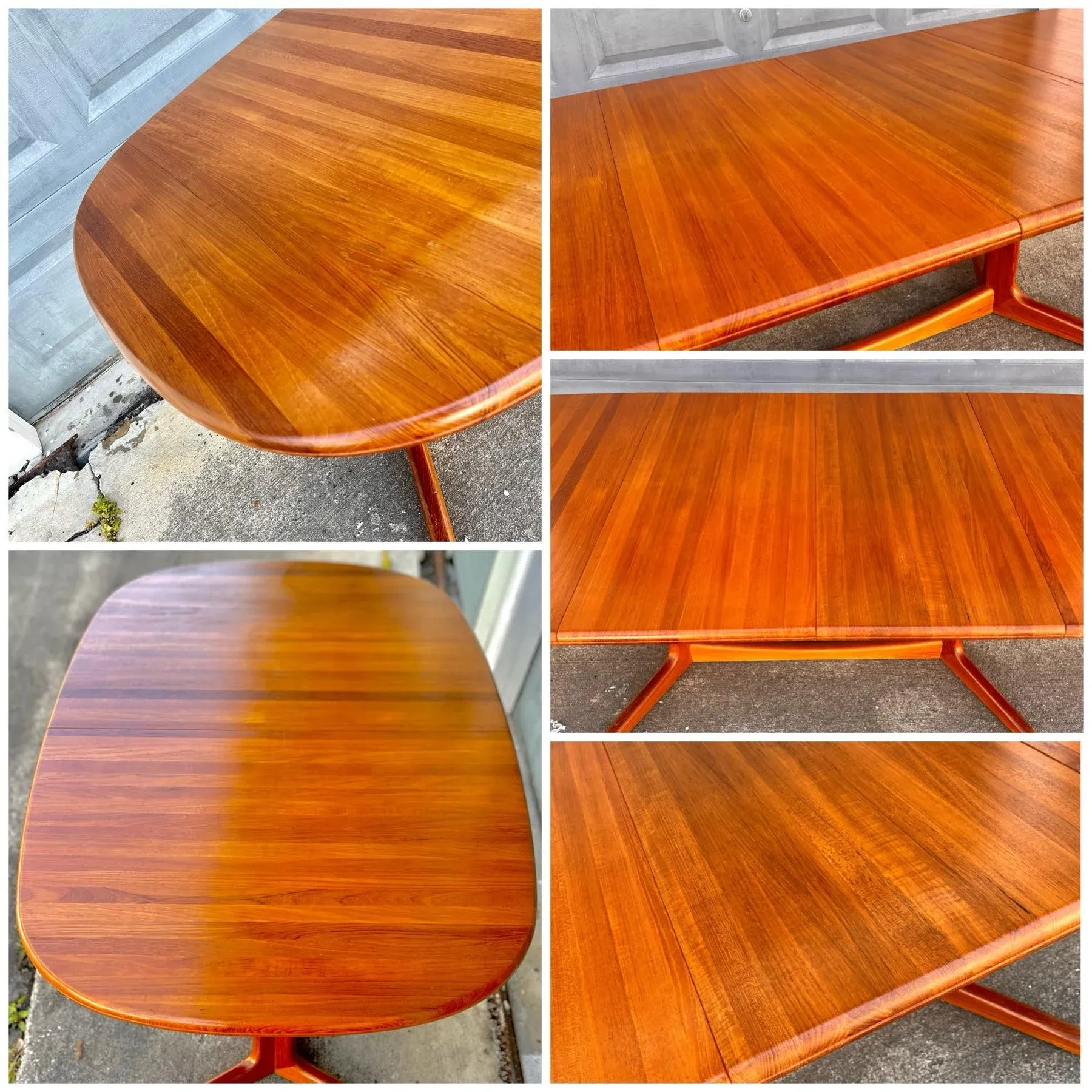 Benny Linden ダイニングテーブル　机のみ mid-century-extendable-dining-