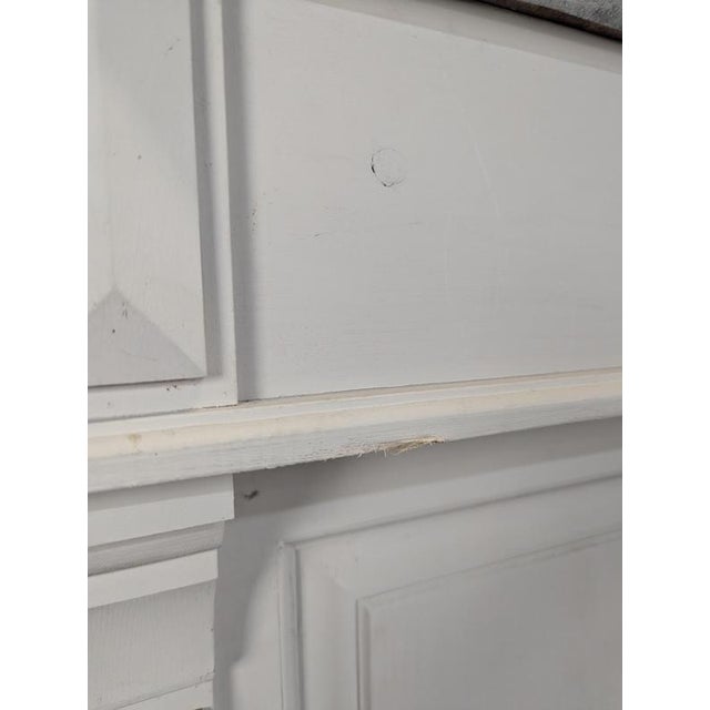 Gray Bar Counter in Pine with Grey Patina For Sale - Image 8 of 11