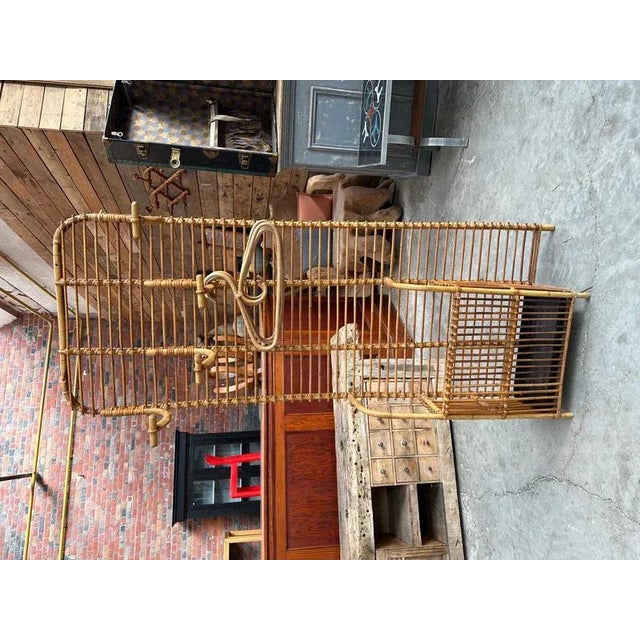 Rattan Locker Room from DLG Audoux Minet, 1960s For Sale - Image 6 of 13