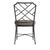Brown Jordan Brown Jordan Calcutta Side Chair, Textured Pewter frame with Fusion Taupe fabric For Sale - Image 4 of 11