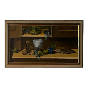 Mid Century Still Life, Framed & Signed