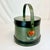 1950s 1950s Vintage Gustavian Rustic European Farmhouse Tole Hand Painted Wooden Sap Bucket For Sale - Image 5 of 14