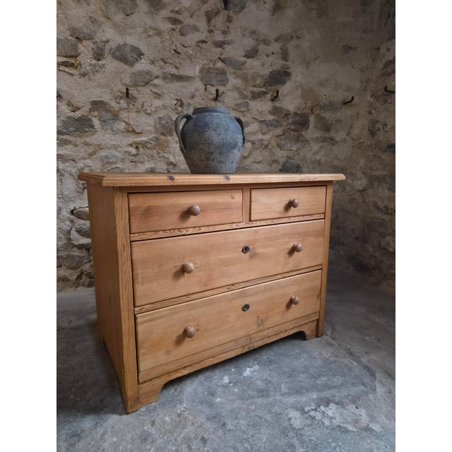 Antique Rustic Pine Chest of Drawers, 1890s For Sale - Image 17 of 18