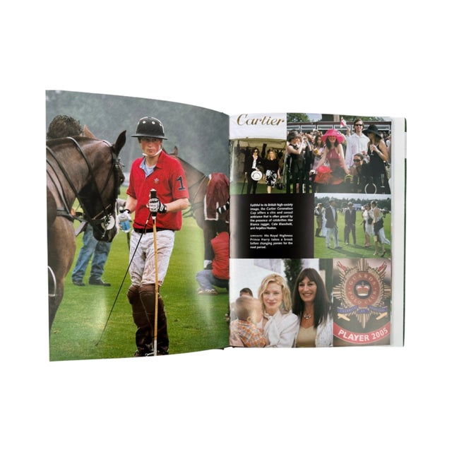 Paper Vintage Cartier Polo Games Aline Coquelle 2006 Assouline Hardcover Book For Sale - Image 7 of 17