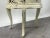 Off-white French Louis XV Provincial Style Distressed Off-White Serving Table W Tray For Sale - Image 8 of 12