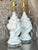 Late 20th Century Vintage Coastal Glazed Ceramic Conch Lamps - a Pair For Sale - Image 5 of 6