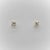 1990s 18k Gold 0.90 Carat Old European Cut Diamond Stud Earrings, A Pair For Sale - Image 4 of 7