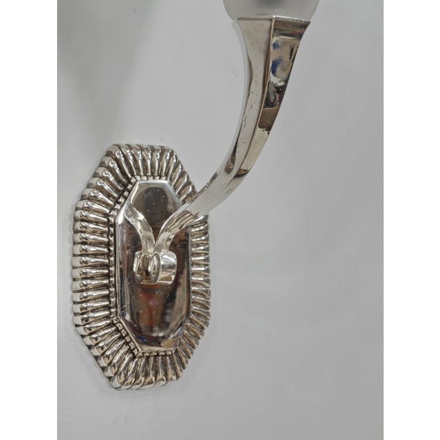 French Art Deco Wall Sconces by Capon & Muller Freres 1930 France - A Pair For Sale - Image 6 of 12