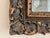 1990s Beveled Ornate Carved Wood Wall Mirror For Sale - Image 9 of 11