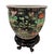 1940s Mid 20th Century Chinese Famille Noire Porcelain Fish Bowl/Planter For Sale - Image 5 of 12