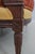 Wood Raymond Waites Mahogany Overstuffed Loveseat & Ottoman For Sale - Image 7 of 18