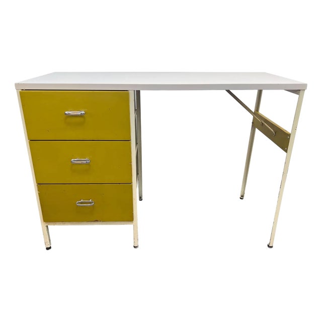 1950s George Nelson for Herman Miller Steel Frame Case Desk For Sale