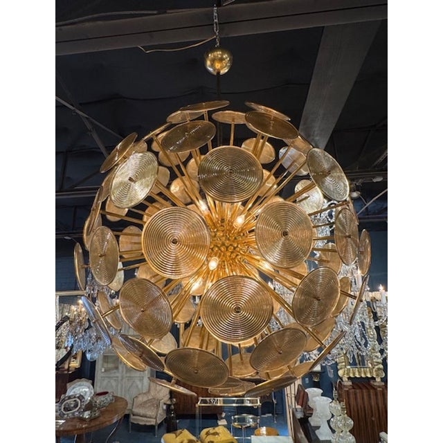 Murano Sputnik Chandelier For Sale - Image 4 of 5