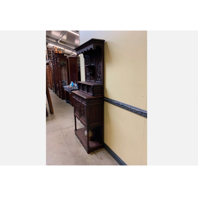 Antique Neo-Gothic Cabinet, 1880 For Sale - Image 6 of 17