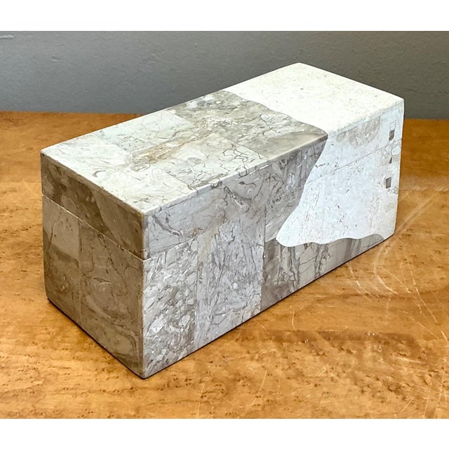 Vintage Tessellated Stone Box For Sale - Image 4 of 14