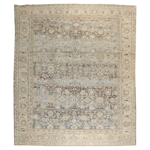 Vintage Zabihi Collection Gray Turkish Rug - 3'8" x 6'6" For Sale - Image 12 of 12