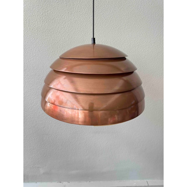 Model T325/450 Pendant Lamp in Copper by Hans-Agne Jakobsson, Markaryd, Sweden, 1960s For Sale - Image 10 of 18