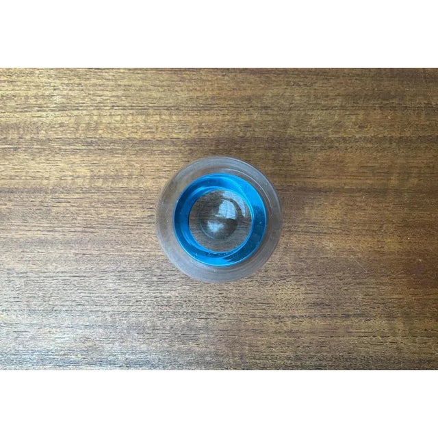 Mid-Century Modern Mid-Century Danish Hellas Series Glass Vase by Per Lütken for Holmegaard, 1960s For Sale - Image 3 of 13