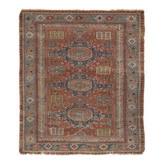 Vintage Soumak Dragon Rug With Dragon Soumak-Inspired Medallions - Rug & Kilim For Sale