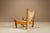 Set of Easy Chair and Ottoman in Pinewood and Canvas by John De Haard, Netherlands, 1960s For Sale - Image 6 of 14