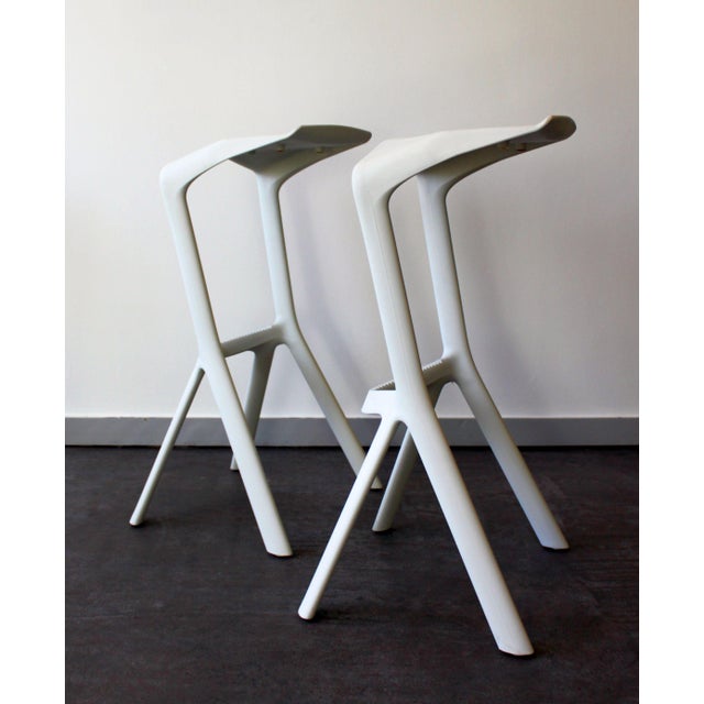 White Miura Stool by Konstantin Grcic for Plank For Sale - Image 8 of 17