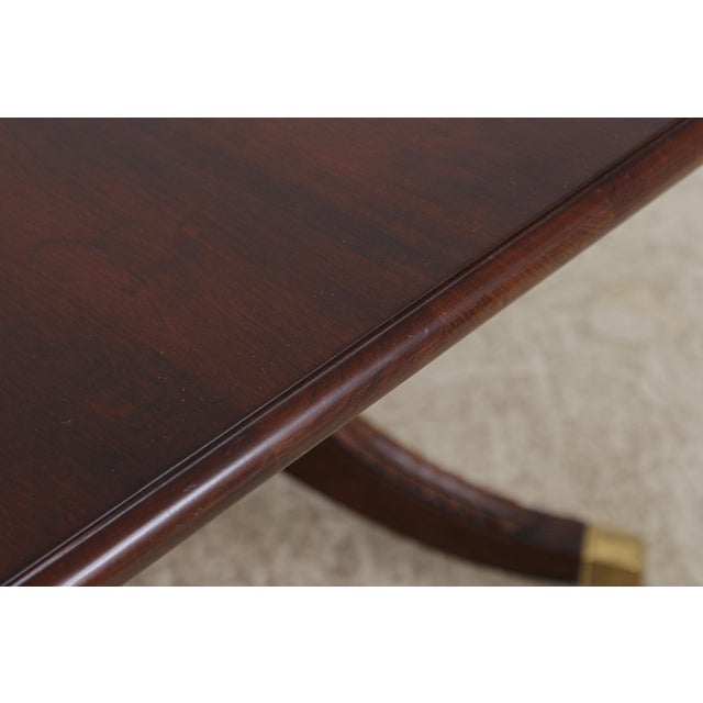 Statton Furniture Statton Centennial Cherry Dining Table For Sale - Image 4 of 15