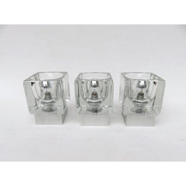 Space Age Wall Lights from Peill & Putzler, 1970s, Set of 3 For Sale - Image 6 of 18