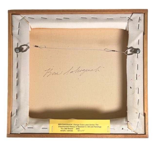 Ben Sakoguchi "Gi Ball Brand" From "Orange Crate Series" Signed Original For Sale - Image 4 of 12