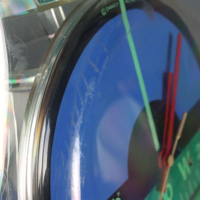 Blue Nautilus Wall Clock from Swatch For Sale - Image 8 of 10