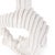 In textured white with ribbed detailing, these sculptures unique shape blend a touch of tranquility to any space....