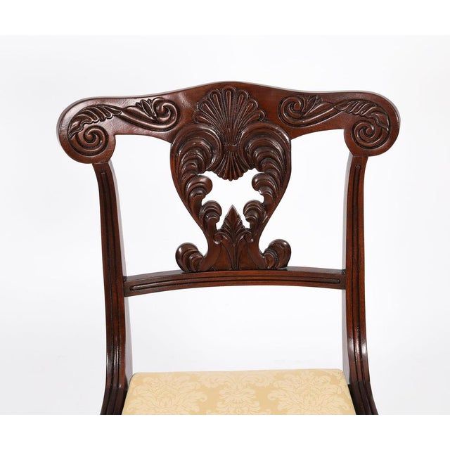 Antique Irish Regency Bar Back Dining Chairs, 1825, Set of 12 For Sale - Image 5 of 18