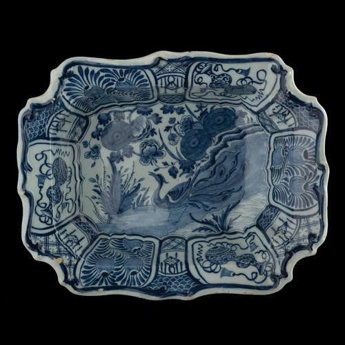 Mid 18th Century Delft Blue and White Chinoiserie Bowl, 1760s For Sale - Image 5 of 9