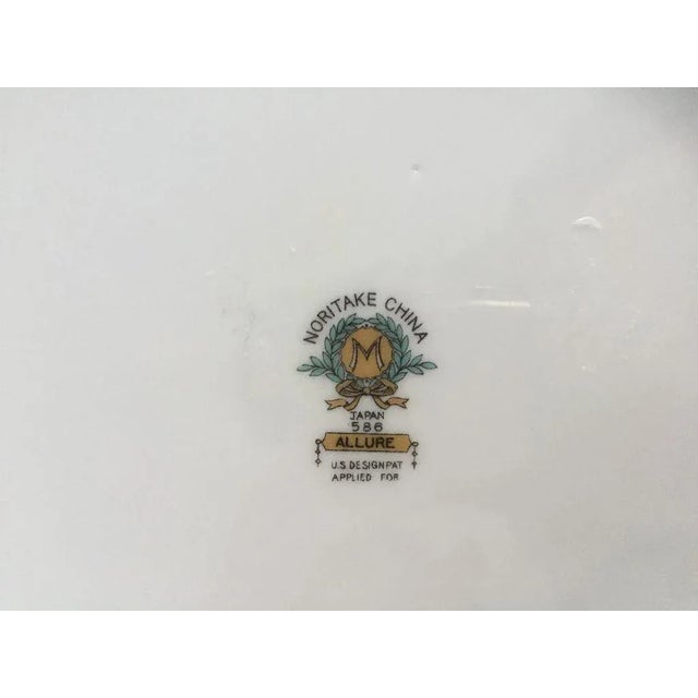 1960s Vintage Floral Dinner Plates - Set of 3 For Sale - Image 5 of 6