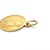 Vintage 1960s Italian 18k Saint Anthony of Padua Holding Baby Jesus Medallion For Sale In Los Angeles - Image 6 of 9