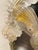 Vintage Italian Murano Glass Venetian Wall Mirror With Floral Engravings & Gold Accents For Sale - Image 9 of 12