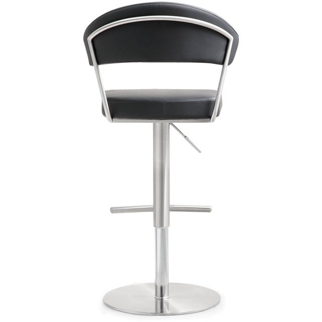 Cosmo Black Steel Bar Stool For Sale In Los Angeles - Image 6 of 12