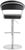 Cosmo Black Steel Bar Stool For Sale In Los Angeles - Image 6 of 12
