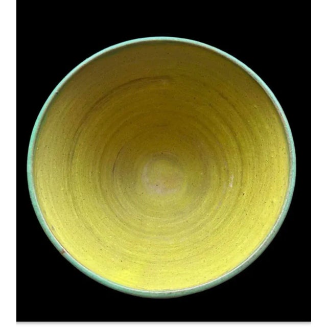 Mid-Century Modern Vintage Mid Century Modern Original Edith Heath Studio Pottery Hand Thrown Bowl For Sale - Image 3 of 9