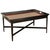 Modern Macassar Ebony Tray Table From Usa Late 20th Century With Wrought Iron Base and Tray Top For Sale - Image 3 of 3