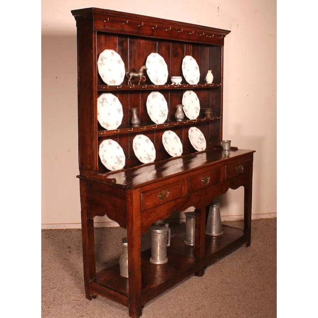 18th Century Welsh Oak Dresser For Sale - Image 3 of 12