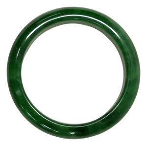 2.3" Chinese Green Color Jade Stone Bracelet Bangle