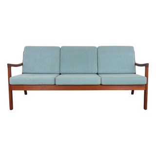 3-Seater Sofa in Teak by Ole Wanscher for France & Son, Denmark, 1960s For Sale
