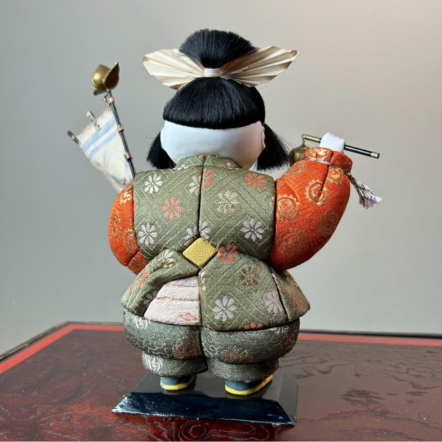 Red Vintage Japanese Palace Figurines, 1960s, Set of 4 For Sale - Image 8 of 18