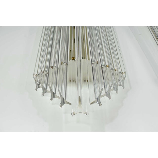 1970s Very Large Mid-Century Lucite Sconces For Sale - Image 5 of 8