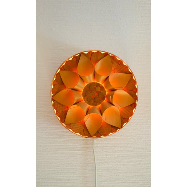 Swedish Handmade Wooden Sconces, Set of 2 For Sale - Image 11 of 16