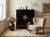 Black Oriental Black Lacquer Slim Round Moon Face Storage Cabinet For Sale - Image 8 of 13