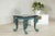 Late 20th Century Verdigris Bronze Side Table with Mythological Figures & Black Marble Top For Sale - Image 18 of 18