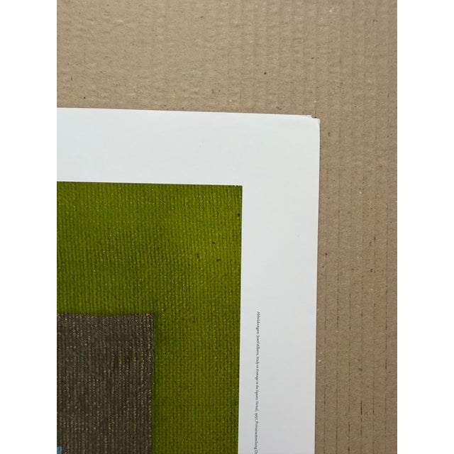 Josef Albers (1888–1976), Study for Homage to the Square: Vernal, 1957, Exhibition Poster, 2022 For Sale - Image 6 of 10